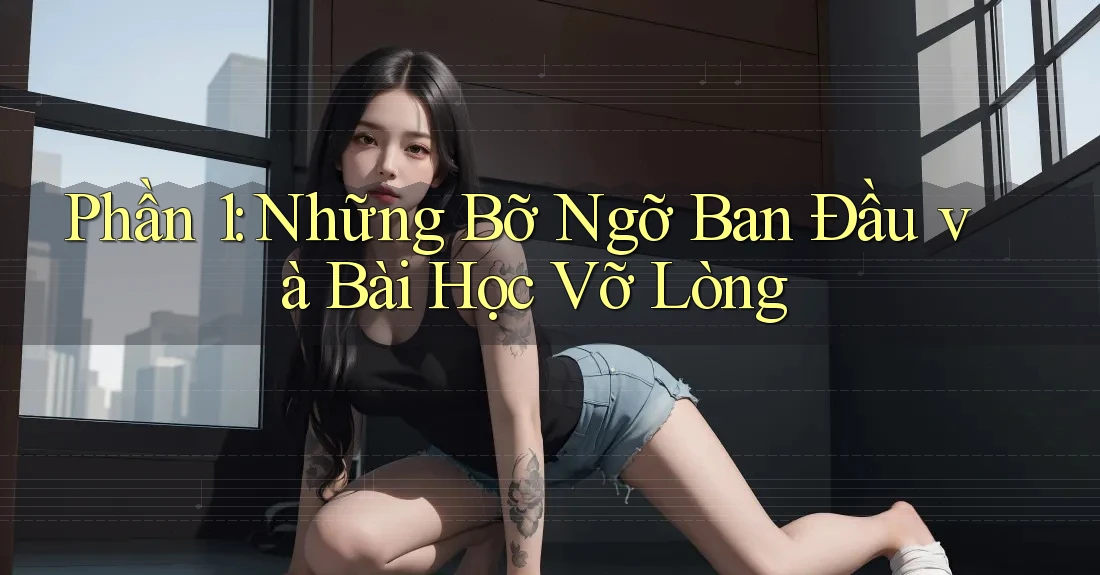 Phần 1: Những Bỡ Ngỡ Ban Đầu và Bài Học Vỡ Lòng Phần 1: Những Bỡ Ngỡ Ban Đầu và Bài Học Vỡ Lòng