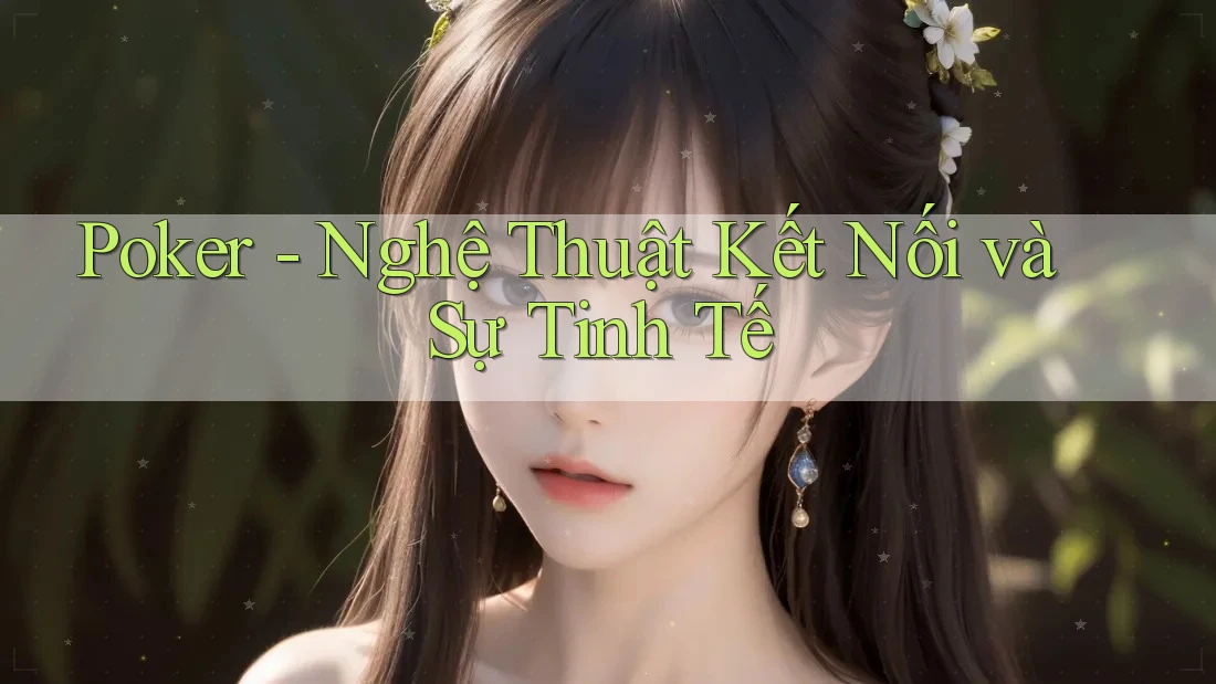 Poker - Nghệ Thuật Kết Nối và Sự Tinh Tế Poker - Nghệ Thuật Kết Nối và Sự Tinh Tế