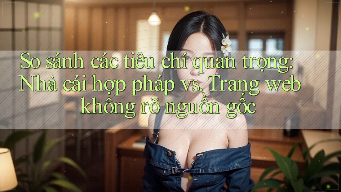 So sánh các tiêu chí quan trọng: Nhà cái hợp pháp vs. Trang web không rõ nguồn gốc