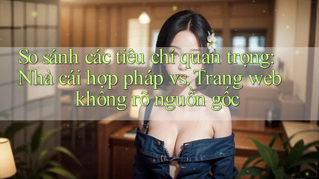 So sánh các tiêu chí quan trọng: Nhà cái hợp pháp vs. Trang web không rõ nguồn gốc So sánh các tiêu chí quan trọng: Nhà cái hợp pháp vs. Trang web không rõ nguồn gốc