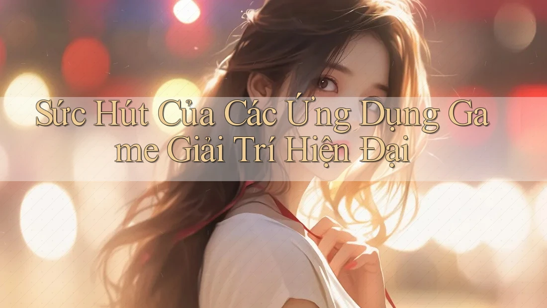 Sức Hút Của Các Ứng Dụng Game Giải Trí Hiện Đại Sức Hút Của Các Ứng Dụng Game Giải Trí Hiện Đại