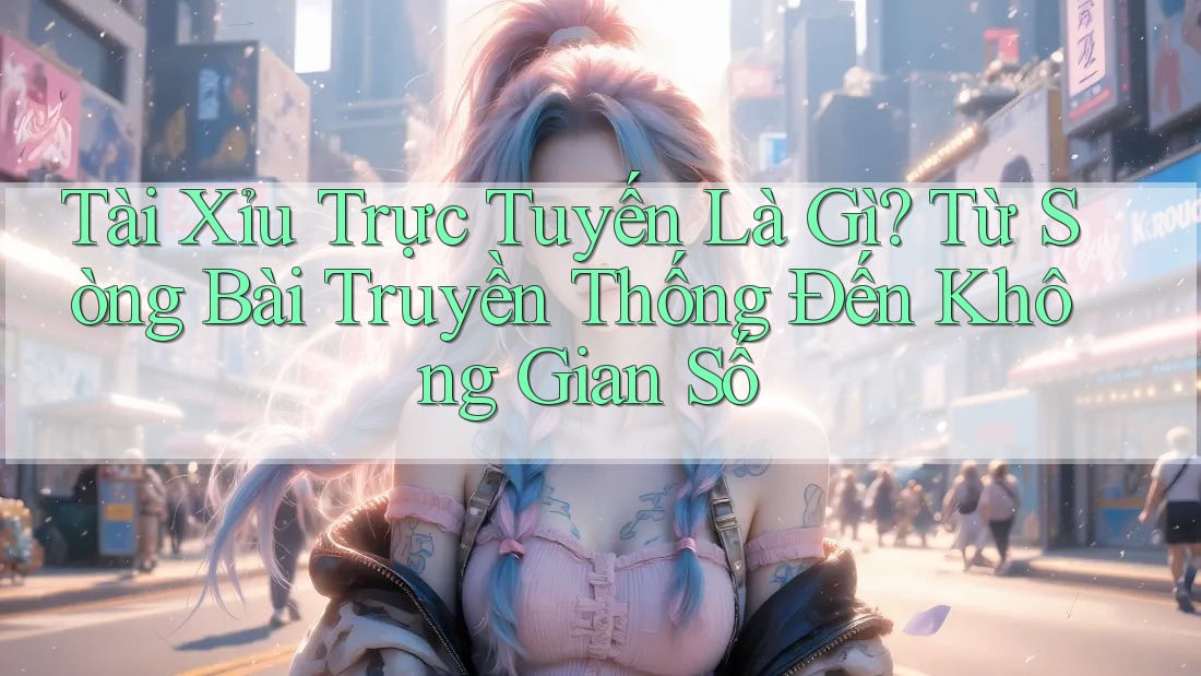 Tài Xỉu Trực Tuyến Là Gì? Từ Sòng Bài Truyền Thống Đến Không Gian Số Tài Xỉu Trực Tuyến Là Gì? Từ Sòng Bài Truyền Thống Đến Không Gian Số