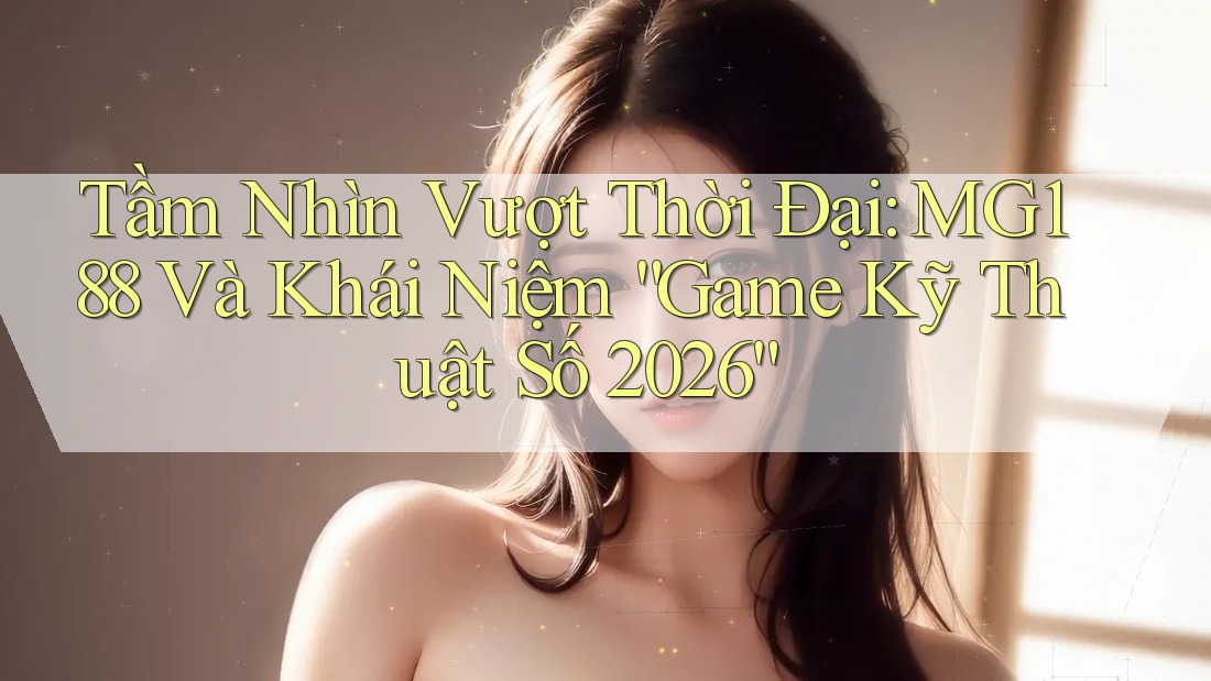 Tầm Nhìn Vượt Thời Đại: MG188 Và Khái Niệm “Game Kỹ Thuật Số 2026”