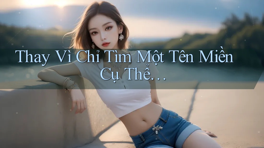Thay Vì Chỉ Tìm Một Tên Miền Cụ Thể… Thay Vì Chỉ Tìm Một Tên Miền Cụ Thể…