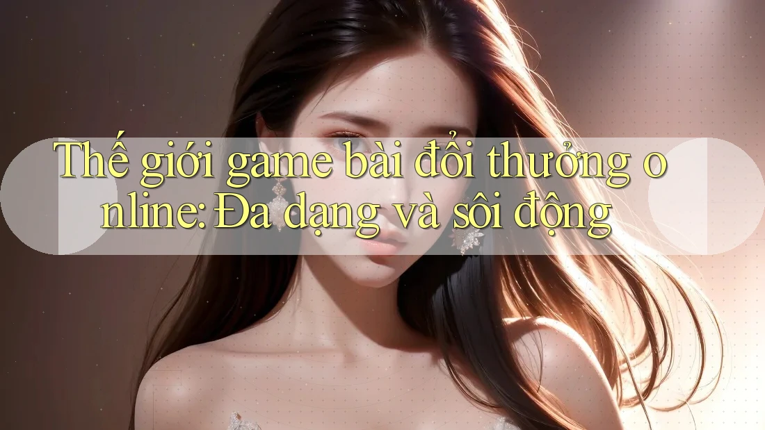 Thế giới game bài đổi thưởng online: Đa dạng và sôi động