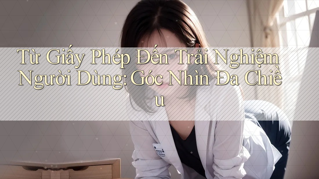 Từ Giấy Phép Đến Trải Nghiệm Người Dùng: Góc Nhìn Đa Chiều Từ Giấy Phép Đến Trải Nghiệm Người Dùng: Góc Nhìn Đa Chiều