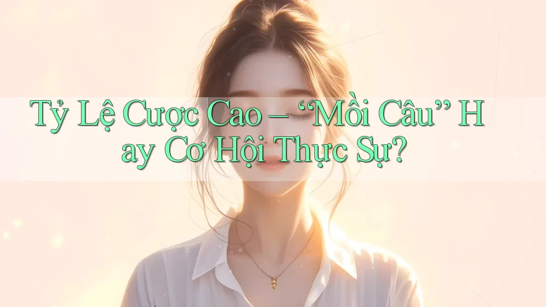 Tỷ Lệ Cược Cao – “Mồi Câu” Hay Cơ Hội Thực Sự? Tỷ Lệ Cược Cao – “Mồi Câu” Hay Cơ Hội Thực Sự?