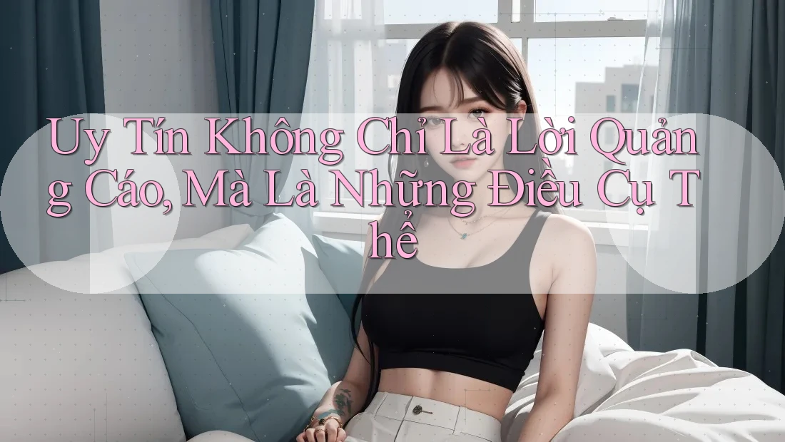 Uy Tín Không Chỉ Là Lời Quảng Cáo, Mà Là Những Điều Cụ Thể Uy Tín Không Chỉ Là Lời Quảng Cáo, Mà Là Những Điều Cụ Thể
