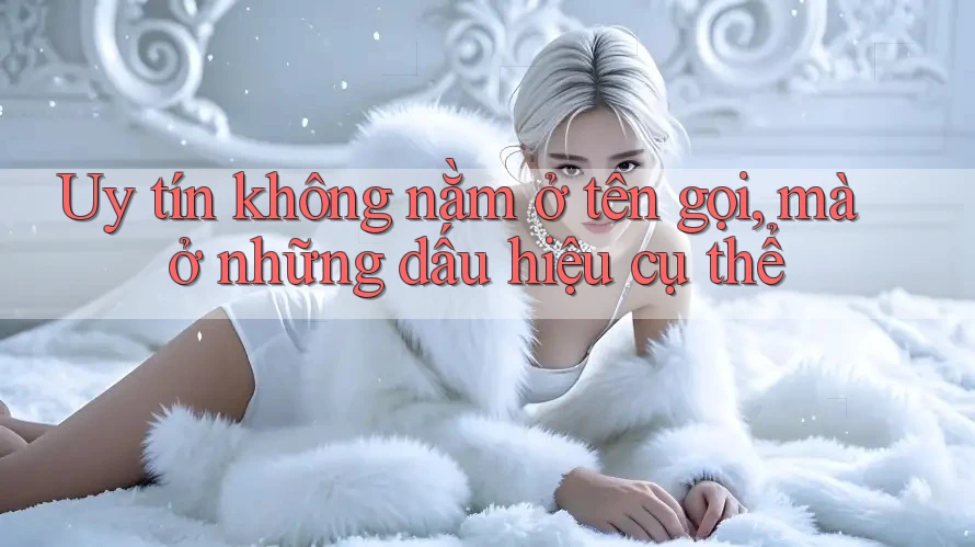 Uy tín không nằm ở tên gọi, mà ở những dấu hiệu cụ thể Uy tín không nằm ở tên gọi, mà ở những dấu hiệu cụ thể