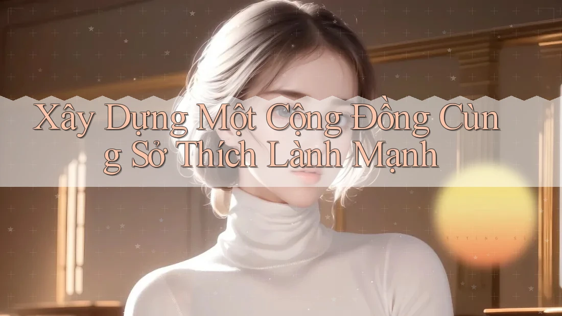 Xây Dựng Một Cộng Đồng Cùng Sở Thích Lành Mạnh